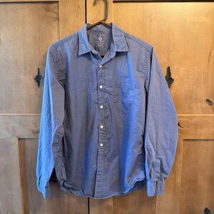 J. Crew 100% Cotton Buttondown Longsleeve "Light Weight Shirt" Mens M